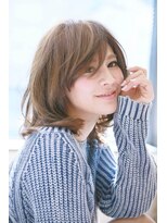 クロワ(croix) 【croix】大人無造作3Dカラー×ミディアムレイヤー