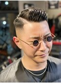 七三スキンフェード
