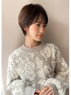 トゥルーズ(TLUUS) TLUUS似合わせカット外ハネボブペールベージュ