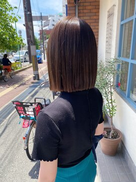 ルーチェ(LUCE for hair.) 切りっぱなしボブ