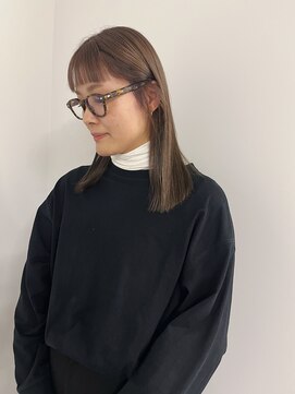 イーチ 吉祥寺(EACH) 【村松美穂】ミルクティーベージュ×オン眉ミディアム