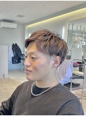メンズツーブロックハイライトカラー群馬太田