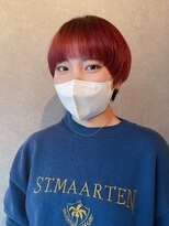 イトシテ&nbsp;マッシュショート×ダークパープルレッド【本多身和子】