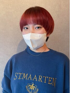 イトシテ マッシュショート×ダークパープルレッド【本多身和子】