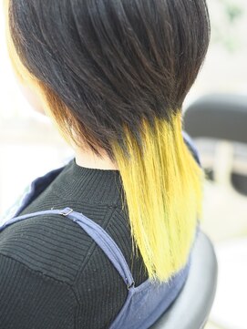 ミューク(mjuk) stylish balance of black & yellow