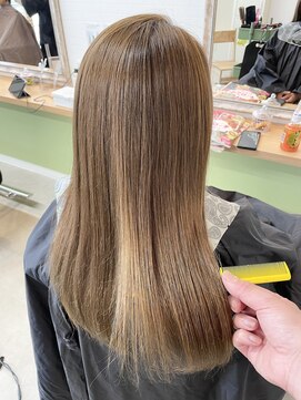 オリビアヘアー(OLIVIA HAIR) ブリーチなしグレージュ