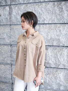 クラスコウベ 三宮店(Krass kobe) チョコレートハイライトショートヘア【宮尾ウィルヘルム】