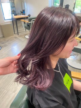 ライズ バイ レボ(RISE by REVO) インナーグレージュ/マチルダボブ/前髪/ピンクベージュ/我孫子