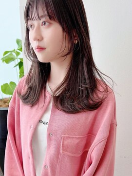 ケーツー あべのキューズモ-ル店(K-two) レイヤーカット*顔周りレイヤー*顔周りカット*柔らかベージュ