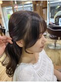 韓国風顔まわりカット/イメチェン
