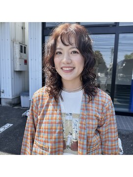 クルニエ(crenier) @オレンジウェーブヘア