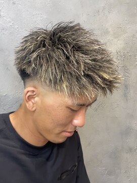 ネクストゼロ(NEXT zerO) ジェットモヒカン 金メッシュ