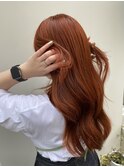 似合わせボブ・ミディアム × 暖色カラー