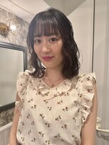 トンプソン(THOMPSON)&nbsp;くびれレイヤー/前髪あり/大人かわいい/ロブ