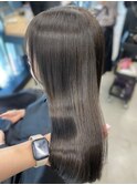ブリーチなしwカラーで作る透明感がでる暗めカラー◯伊藤