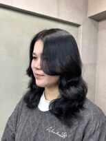 ファビ 渋谷(Fab) 渋谷/ブルーブラック/ミディアムレイヤー/韓国