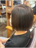 30代40代50代 白髪染め【SEASON+野入】 切りっぱなしボブ 3B
