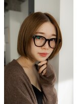 ロウ 銀座(RAW)&nbsp;ミニボブ　切りっぱなしボブ　アゴラインボブ