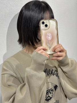 グルグル 新小岩店(GULGUL) #顔まわりレイヤーで小顔になる！可愛いスタイルの外ハネボブ