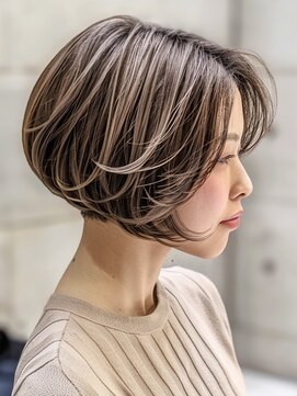 アルトリスト(Altruist Aging×HAIR&SPA) ☆イメチェンピンクベージュアンブレラカラー前髪クールショート