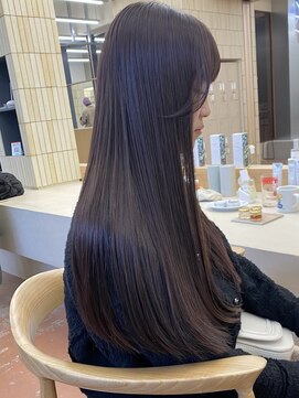 パークレーン アイス イヴェン(park lane ICI yeven) 自然な縮毛矯正ストレートパーマブリーチなし春カラー20代30代