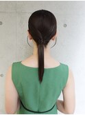 【Tierra美侑】気張りすぎないタイトなローポニーアレンジ