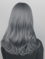 セブンルックス(7LOOKS) 【髪質改善】垢抜けシルバーグレー×セミロング