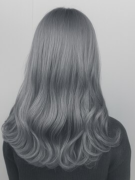 セブンルックス(7LOOKS) 【髪質改善】垢抜けシルバーグレー×セミロング