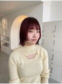 姫カット×ボブ