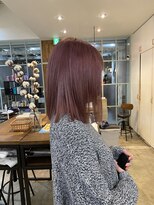 ラウブロッサム 大宮西口店(Lau Blossom) 【髪質改善カラー】ブリーチなしダブルカラー+レッドブラウン