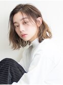 イメチェン/バレイヤージュ/切りっぱなしボブ/美髪/学芸大学
