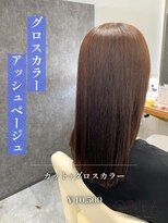 クレア 西尾店(CREA) グロスカラー×アッシュベージュ