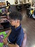 カット＋ツイストパーマ＋シェービング