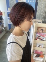 コワファースト 大分(COIFF1RST)&nbsp;大人可愛いショートボブ白髪ぼかし20代30代40代/大分