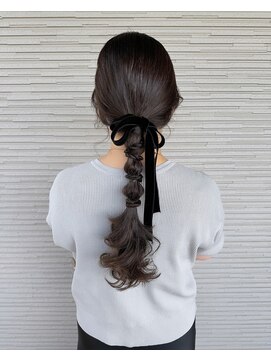 ロンドブルーム 天神大名店(Lond Bloom) 暗めカラー/ブリーチなしカラー/ヘアアレンジ/福岡/天神/20代