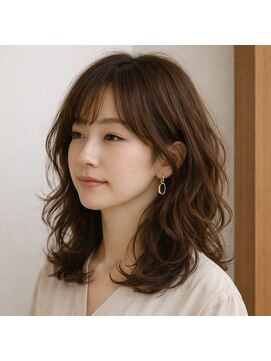 スープレックス ヘアーデザイン(SOUPREX HAIR DESIGN) ミディアムレイヤーデジタルパーマ　20代 30代 40代 50代 60代