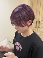 オアジス(OASIS.)&nbsp;ピンクカラー×顔まわりレイヤーカット