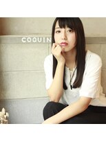 コキャン(COQUIN)&nbsp;黒髪ストレートセミディ