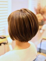 リビーチ ヘア リゾート 赤羽(Rebeach HAIR RESORT) 【赤羽リビーチ】の透明感ベージュカラー×ショートボブ
