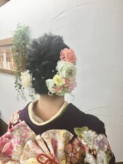 【成人式・結婚式に♪】振袖着物&ヘアセット