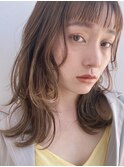 【GARDEN 田中麻由】ゆるレイヤー毛先パーマフォギーベージュ
