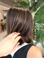 ユニークバイケンジ 町田(unique KENJE)&nbsp;担当神子島　ハイライト×ベージュ