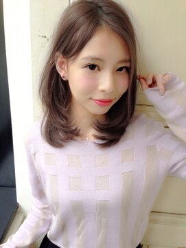 テオ(Theo) Theo /エメラルドアッシュ/ 巻き髪風パーマ/ミディアム