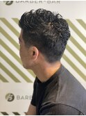 大人の刈り上げショートスタイル【BARBER-BAR】