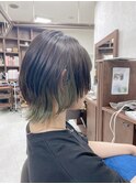 ウルフカット インナーカラー