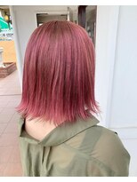 モネ(MONET) 切りっぱなしピンクボブ