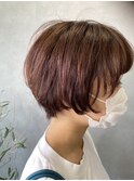 ショートボブ/ヘルシースタイル/ニュアンスカラー