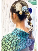 美容室 ロジェ(Roje)&nbsp;袴アレンジ×一つ結び