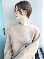 バース(BIRTH)&nbsp;天神【BIRTH】センターパート×大人パーマ耳掛けショート