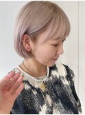 ミルクティーベージュダブルカラーラベンダーベージュ